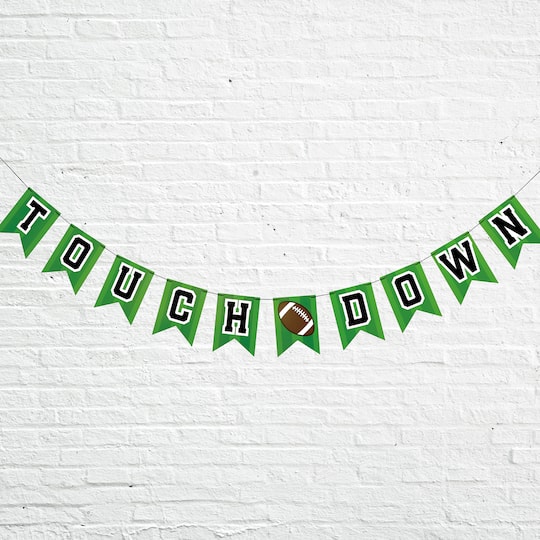 8ft. Touchdown Paper Banner by Celebrate It™